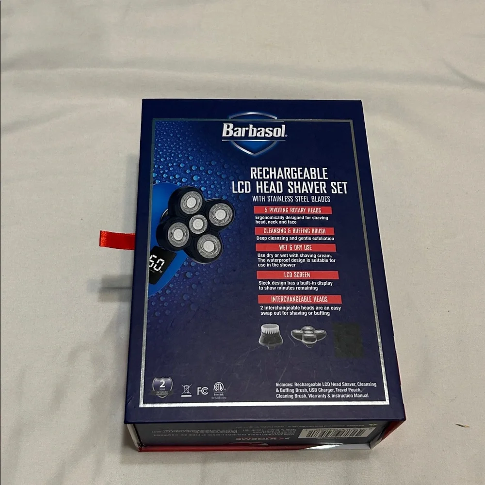 Barbasol rechargeable lcd